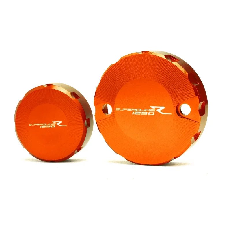 Couvercles de réservoir de liquide de frein avant et arrière en aluminium CNC pour KTM 1290 Super Adventure / 1290 SAS / 1290 Super ADV R/T / 1290 Adventure. - rideshopparts