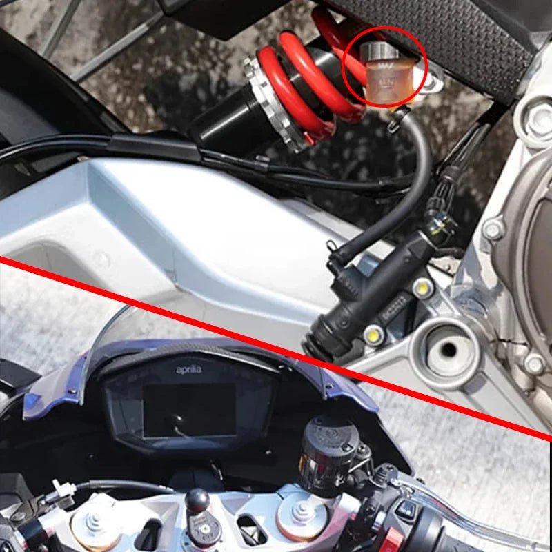 Couvercles de réservoir de liquide de frein avant et arrière en aluminium CNC pour KTM 1290 Super Adventure / 1290 SAS / 1290 Super ADV R/T / 1290 Adventure. - rideshopparts