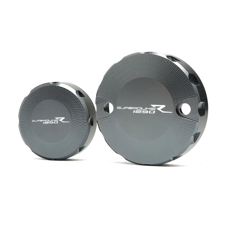 Couvercles de réservoir de liquide de frein avant et arrière en aluminium CNC pour KTM 1290 Super Adventure / 1290 SAS / 1290 Super ADV R/T / 1290 Adventure. - rideshopparts