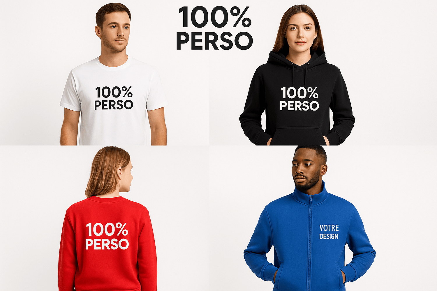vetement 100% Broderie ou impression - rideshopparts