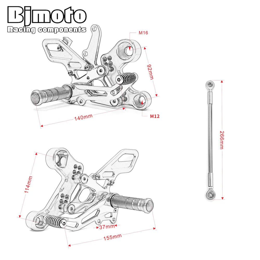 Commande recule pour Yamaha MT09/ FZ09 2013-2017 Yamaha XSR 900 2013-2016