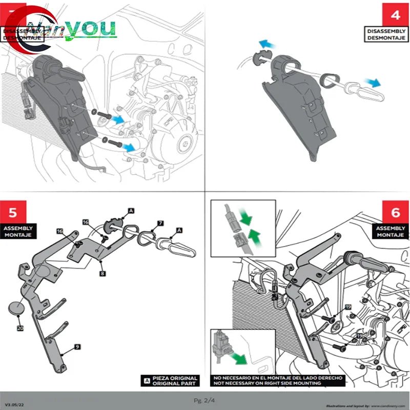 Aileron downforce YAMAHA MT - 09 SP 2021 - 2023 MT09 2021 - 2023 - rideshopparts