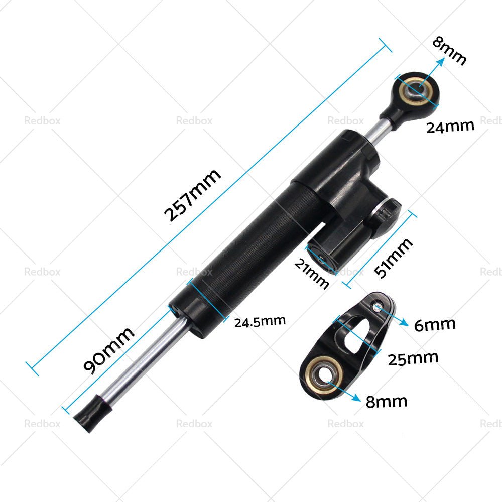 Convient pour Honda Yamaha Kawasaki Moto CNC Stabilisateur d’amortisseur de direction - rideshopparts