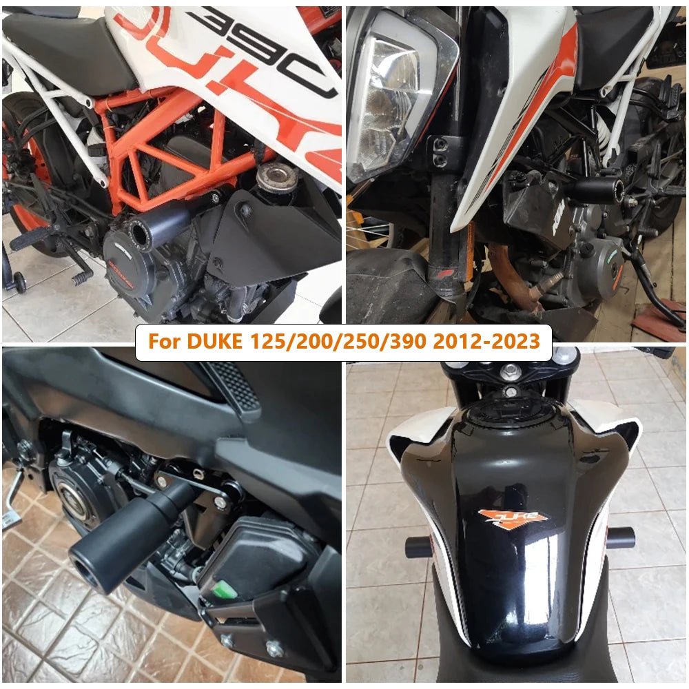 CRASH PADS pour KTM Duke 125 / 200 / 250 / 390 - rideshopparts