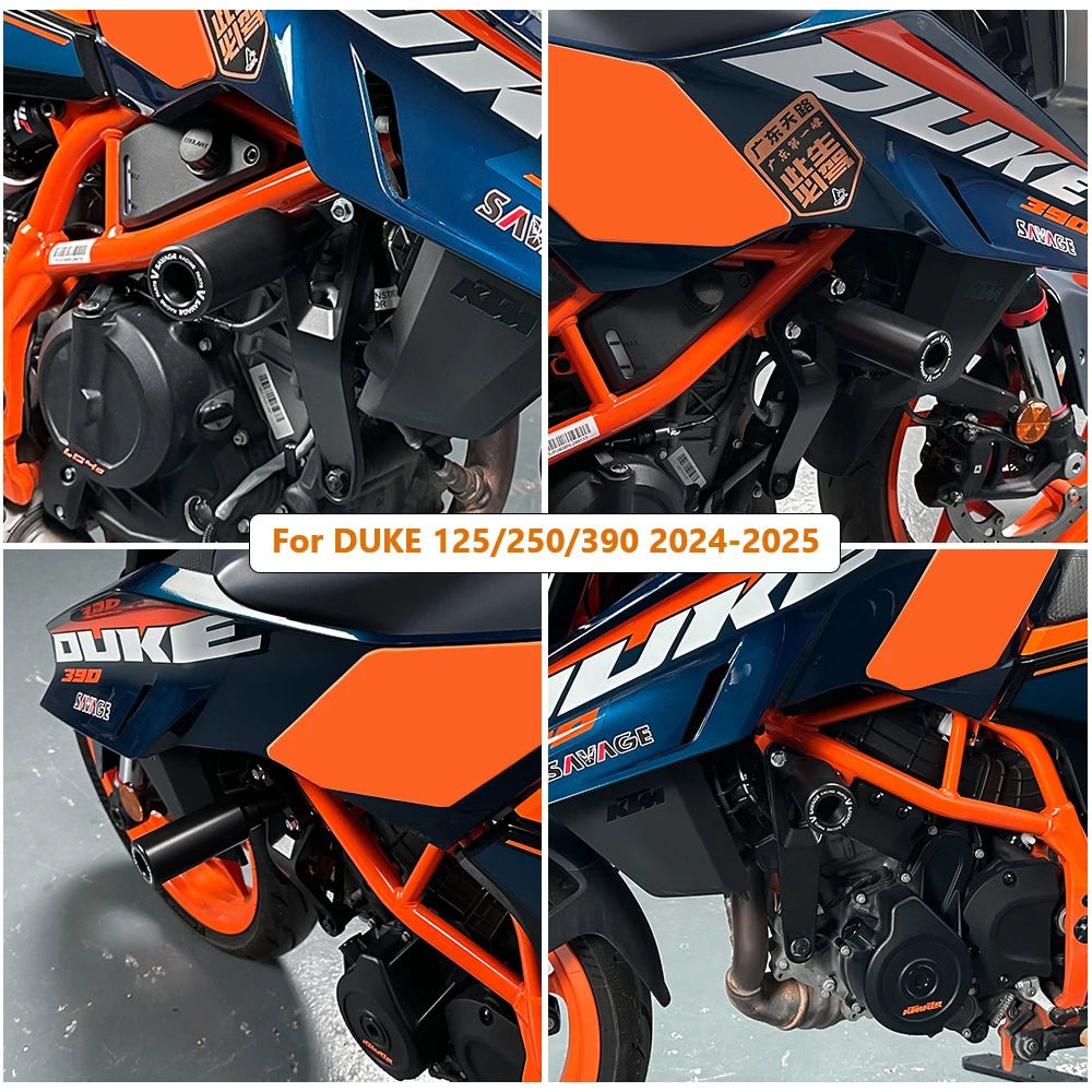 CRASH PADS pour KTM Duke 125 / 200 / 250 / 390 - rideshopparts
