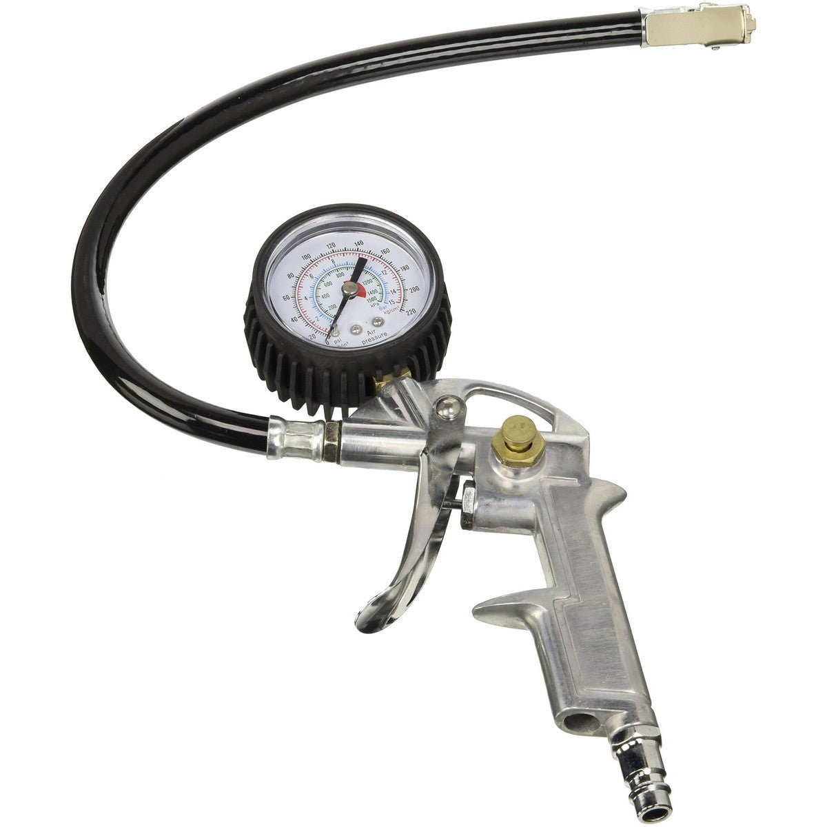 Pistolet de gonflage avec manomètre All Ride - rideshopparts