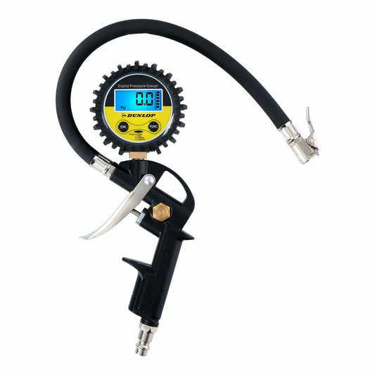 Pistolet de gonflage avec manomètre Dunlop Digital - rideshopparts