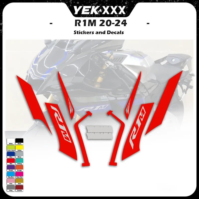 YAMAHA YZFR1M 20 - 24 STICKERS DECO - rideshopparts