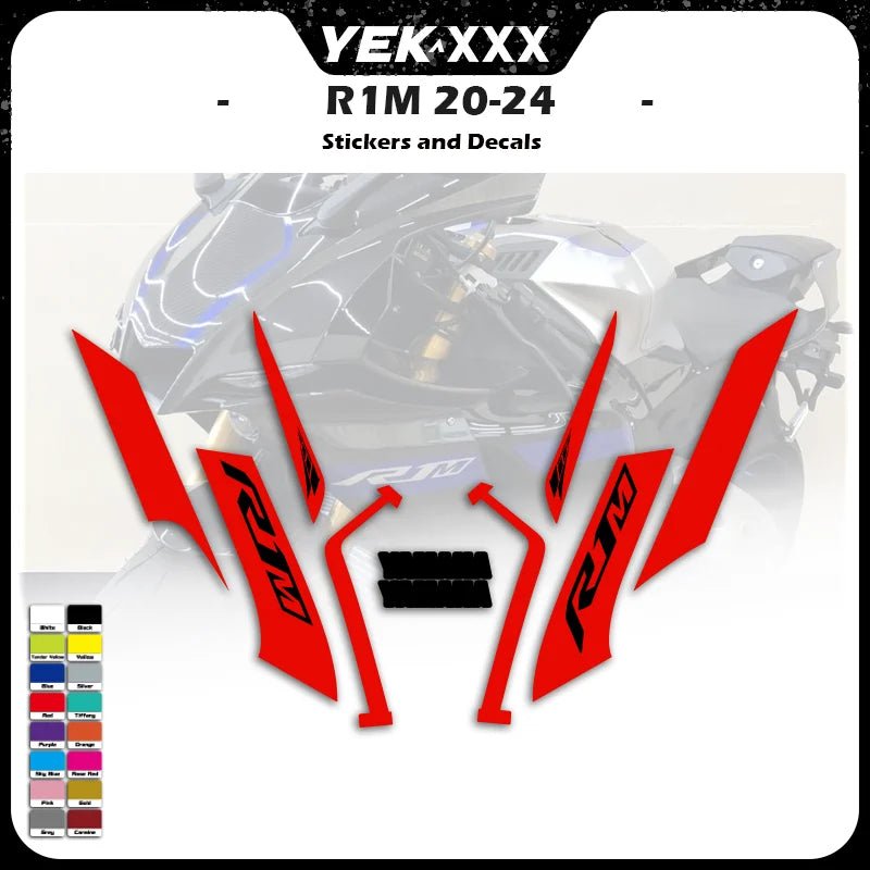 YAMAHA YZFR1M 20 - 24 STICKERS DECO - rideshopparts